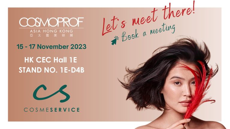 Únete a Cosmeservice en Cosmoprof Asia Hong Kong