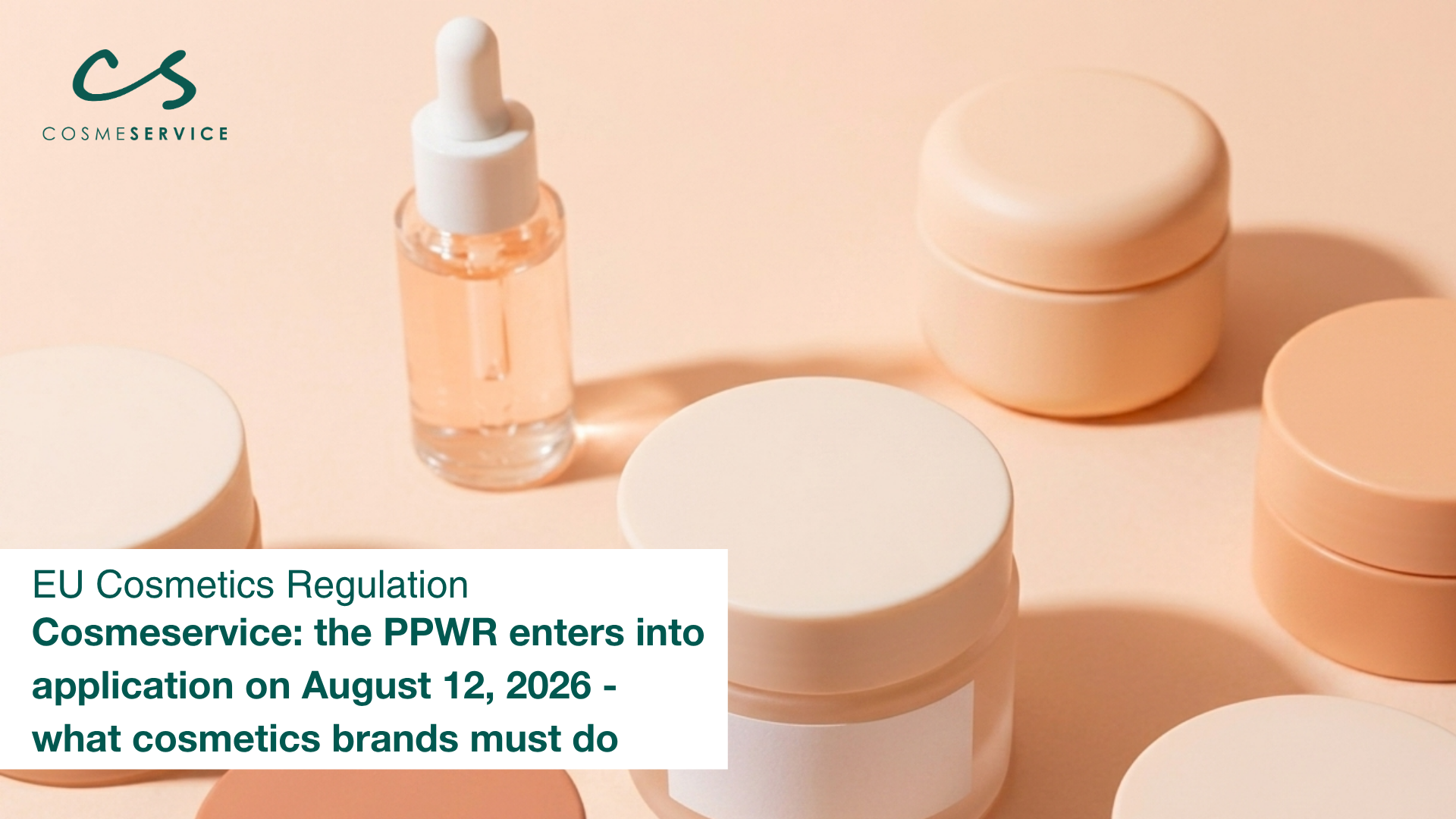 Regulation EU 2025/40 (PPWR) has applied since August 12, 2026